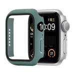 防震 PC+鋼化玻璃保護殼，附包裝紙箱，適用於 Apple Watch 44mm（橙色），Apple Watch 系列 6 / 5 / 4 / Watch SE 40mm，Apple Watch 系列 3 & 2 & 1 38mm