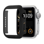 防震 PC+鋼化玻璃保護殼，附包裝紙箱，適用於 Apple Watch 44mm（橙色），Apple Watch 系列 6 / 5 / 4 / Watch SE 40mm，Apple Watch 系列 3 & 2 & 1 38mm