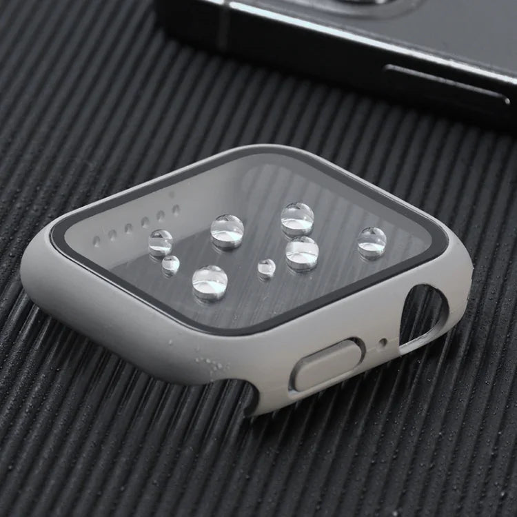 防震 PC+鋼化玻璃保護殼，附包裝紙箱，適用於 Apple Watch 44mm（橙色），Apple Watch 系列 6 / 5 / 4 / Watch SE 40mm，Apple Watch 系列 3 & 2 & 1 38mm