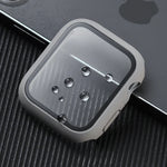 防震 PC+鋼化玻璃保護殼，附包裝紙箱，適用於 Apple Watch 44mm（橙色），Apple Watch 系列 6 / 5 / 4 / Watch SE 40mm，Apple Watch 系列 3 & 2 & 1 38mm