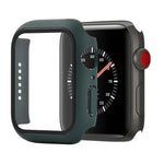防震 PC+鋼化玻璃保護殼，附包裝紙箱，適用於 Apple Watch 44mm（橙色），Apple Watch 系列 6 / 5 / 4 / Watch SE 40mm，Apple Watch 系列 3 & 2 & 1 38mm