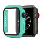 防震 PC+鋼化玻璃保護殼，附包裝紙箱，適用於 Apple Watch 44mm（橙色），Apple Watch 系列 6 / 5 / 4 / Watch SE 40mm，Apple Watch 系列 3 & 2 & 1 38mm