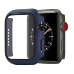 防震 PC+鋼化玻璃保護殼，附包裝紙箱，適用於 Apple Watch 44mm（橙色），Apple Watch 系列 6 / 5 / 4 / Watch SE 40mm，Apple Watch 系列 3 & 2 & 1 38mm