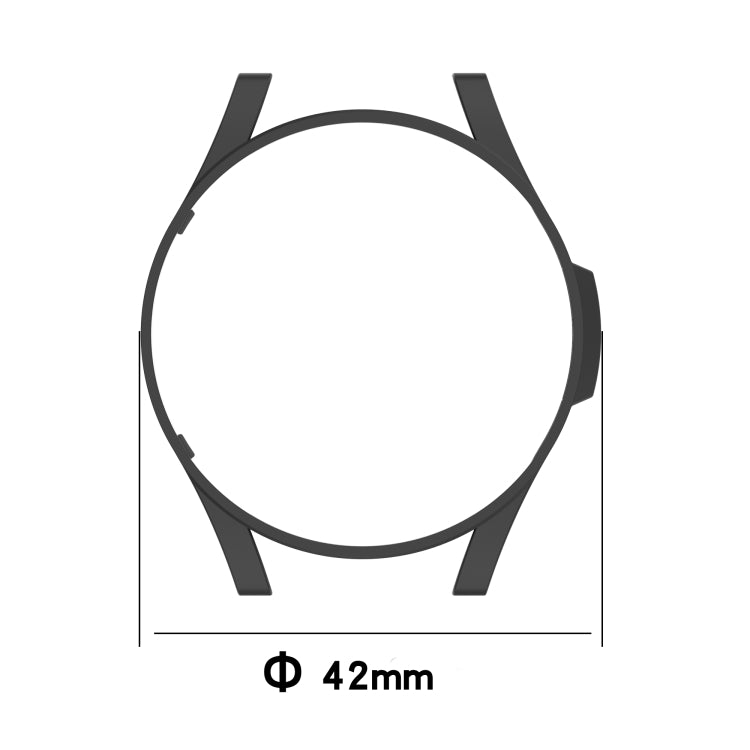 半覆蓋鏤空 PC 保護殼，適用於 Samsung Galaxy Watch4 Classic 42mm，適用於 Samsung Galaxy Watch4 40mm，適用於 Samsung Galaxy Watch4 44mm