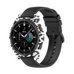 半覆蓋鏤空 PC 保護殼，適用於 Samsung Galaxy Watch4 Classic 42mm，適用於 Samsung Galaxy Watch4 40mm，適用於 Samsung Galaxy Watch4 44mm