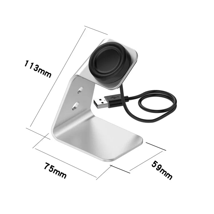 適用於 Samsung Galaxy Watch4 Classic / Galaxy Watch4 通用鋁合金磁吸充電座支架，適用於 Samsung Galaxy Watch4 Classic