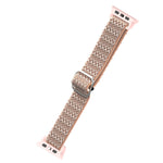 可調節菱形紋理彈性替換錶帶，適用於 Apple Watch Series，7 41mm / 6 & SE & 5 & 4 40mm / 3 & 2 & 1 38mm，7 45mm / 6 & SE & 5 & 4 44mm / 3 & 2 & 1 42mm