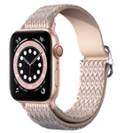 可調節菱形紋理彈性替換錶帶，適用於 Apple Watch Series，7 41mm / 6 & SE & 5 & 4 40mm / 3 & 2 & 1 38mm，7 45mm / 6 & SE & 5 & 4 44mm / 3 & 2 & 1 42mm