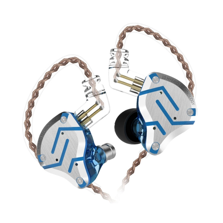 KZ ZS10 Pro 10 單元環鐵遊戲入耳有線耳機，ZS10 Pro 麥克風版（主播藍）、ZS10 Pro 麥克風版（耀金）、ZS10 Pro 麥克風版（紫色）、ZS10 Pro 麥克風版（鑽石藍）、ZS10 Pro 標準版（黑色）