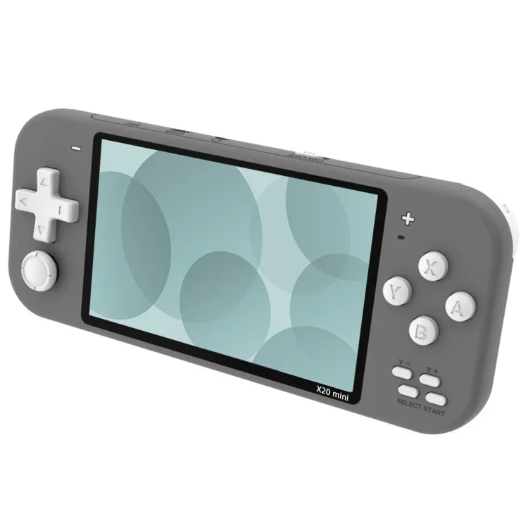X20 mini 經典遊戲掌上遊戲機，4.3 吋螢幕及 8GB 記憶體，X20 mini / 黃色，X20 mini / 綠色，X20 mini / 藍色，X20 mini / 灰色