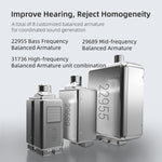 KZ SA08 無線四單元 5BA 平衡電樞藍牙入耳 TWS 耳機，SA08