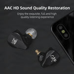 KZ SA08 無線四單元 5BA 平衡電樞藍牙入耳 TWS 耳機，SA08