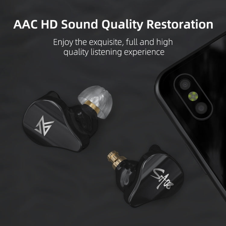 KZ SA08 無線四單元 5BA 平衡電樞藍牙入耳 TWS 耳機，SA08