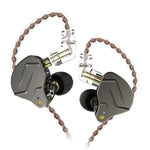 KZ ZSN Pro 環鐵混合驅動金屬入耳有線耳機，ZSN 標準版（灰色）、ZSN 標準版（藍色）、ZSN 標準版（紫色）、ZSN 麥克風版（灰色）、ZSN 麥克風版（藍色）、ZSN 麥克風版（紫色）
