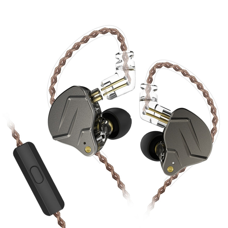 KZ ZSN Pro 環鐵混合驅動金屬入耳有線耳機，ZSN 標準版（灰色）、ZSN 標準版（藍色）、ZSN 標準版（紫色）、ZSN 麥克風版（灰色）、ZSN 麥克風版（藍色）、ZSN 麥克風版（紫色）