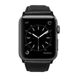 油蠟真皮錶帶，適用於 Apple Watch Series 8&7 41mm / SE 2&6&SE&5&4 40mm / 3&2&1 38mm，適用於 Apple Watch Series 7 41mm / 6 & SE & 5 & 4 40mm / 3 & 2 & 1 38mm
