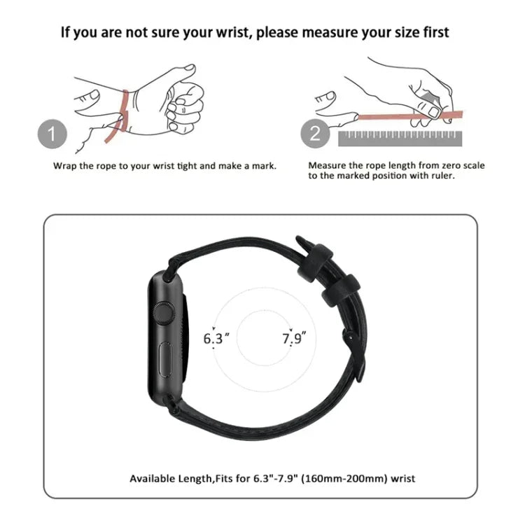 油蠟真皮錶帶，適用於 Apple Watch Series 8&7 41mm / SE 2&6&SE&5&4 40mm / 3&2&1 38mm，適用於 Apple Watch Series 7 41mm / 6 & SE & 5 & 4 40mm / 3 & 2 & 1 38mm