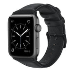 油蠟真皮錶帶，適用於 Apple Watch Series 8&7 41mm / SE 2&6&SE&5&4 40mm / 3&2&1 38mm，適用於 Apple Watch Series 7 41mm / 6 & SE & 5 & 4 40mm / 3 & 2 & 1 38mm