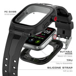 RedPepper IP68 防水螢幕保護貼 + 錶帶 + 保護殼，適用於 Apple Watch Series 6 / 5 / 4 / Watch SE 44mm