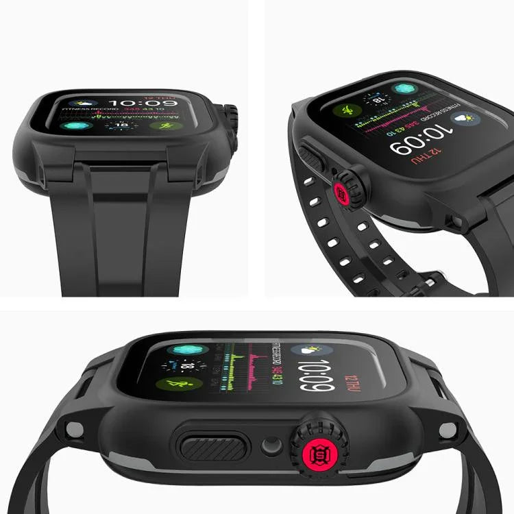 RedPepper IP68 防水螢幕保護貼 + 錶帶 + 保護殼，適用於 Apple Watch Series 6 / 5 / 4 / Watch SE 44mm
