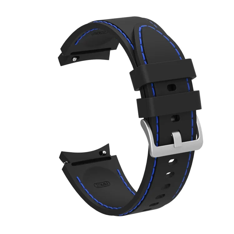 矽膠縫線替換錶帶，適用於 Samsung Galaxy Watch4 / Watch4 Classic
