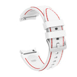 矽膠縫線替換錶帶，適用於 Samsung Galaxy Watch4 / Watch4 Classic