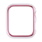 雙色電鍍 PC 保護錶殼，適用於 Apple Watch Series 6 / 5 / 4 / Watch SE 44mm，適用於 Apple Watch Series 3 & 2 & 1 42mm，適用於 Apple Watch Series 6 / 5 / 4 / Watch SE 40mm