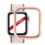 雙色電鍍 PC 保護錶殼，適用於 Apple Watch Series 6 / 5 / 4 / Watch SE 44mm，適用於 Apple Watch Series 3 & 2 & 1 42mm，適用於 Apple Watch Series 6 / 5 / 4 / Watch SE 40mm