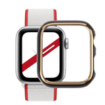 雙色電鍍 PC 保護錶殼，適用於 Apple Watch Series 6 / 5 / 4 / Watch SE 44mm，適用於 Apple Watch Series 3 & 2 & 1 42mm，適用於 Apple Watch Series 6 / 5 / 4 / Watch SE 40mm