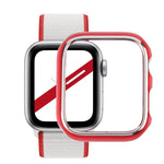雙色電鍍 PC 保護錶殼，適用於 Apple Watch Series 6 / 5 / 4 / Watch SE 44mm，適用於 Apple Watch Series 3 & 2 & 1 42mm，適用於 Apple Watch Series 6 / 5 / 4 / Watch SE 40mm