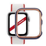 雙色電鍍 PC 保護錶殼，適用於 Apple Watch Series 6 / 5 / 4 / Watch SE 44mm，適用於 Apple Watch Series 3 & 2 & 1 42mm，適用於 Apple Watch Series 6 / 5 / 4 / Watch SE 40mm
