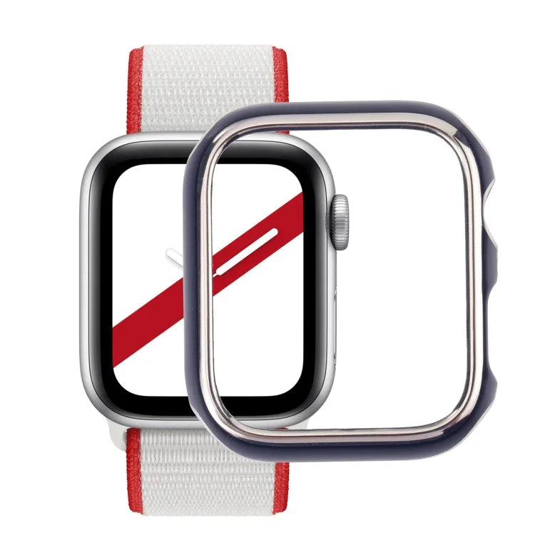 Dual-color Electroplating PC Protective Watch Case, For Apple Watch Series 3 & 2 & 1 38mm