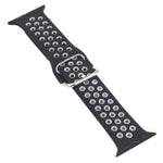 矽膠替換錶帶 + 帶螢幕保護貼的保護殼套裝，適用於 Apple Watch Series 3 & 2 & 1 38mm，適用於 Apple Watch Series 6 / 5 / 4 / Watch SE 40mm