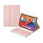 HK006 方形鍵可拆式藍牙鍵盤皮套，附支架，適用於 iPad mini 6，HK006