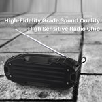 New Rixing NR-907FM TWS 戶外藍牙喇叭，支援免持通話／FM，附手柄及天線，NR-907FM（橘）、NR-907FM（黑）、NR-907FM（紅）、NR-907FM（黃）、NR-906（藍）