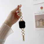 O型鏈條金屬替換錶帶，適用於 Apple Watch Series，7 41mm/6&SE&5&4 40mm/3&2&1 38mm，7 45mm/6&SE&5&4 44mm/3&2&1 42mm