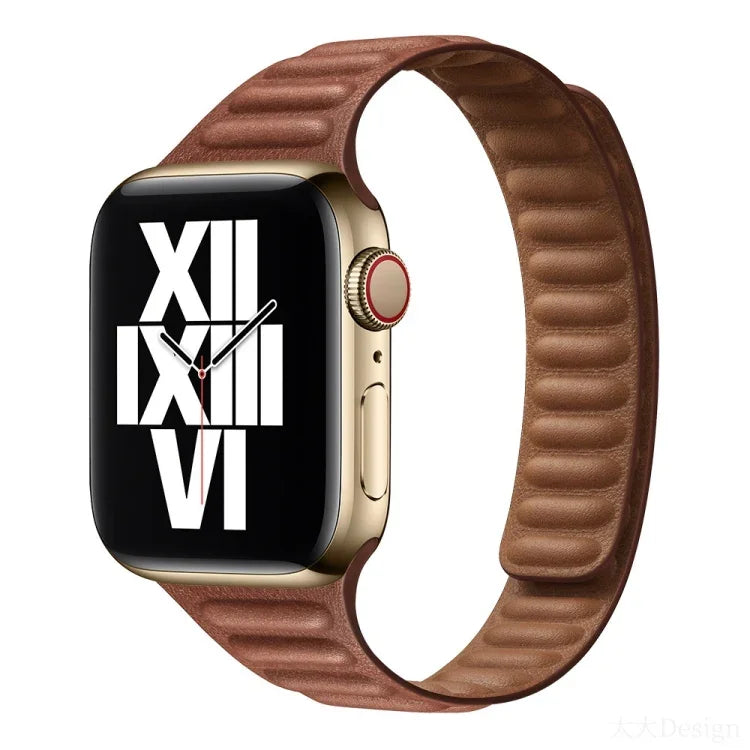 修身環磁吸替換錶帶，適用於 Apple Watch Series，7 41mm / 6&SE&5&4 40mm / 3&2&1 38mm，7 45mm / 6&SE&5&4 44mm / 3&2&1 42mm