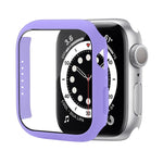 防震PC保護殼附鋼化玻璃膜，適用於Apple Watch Series 9 / 8 / 7 41mm，適用於Apple Watch Series 9 / 8 / 7 45mm，適用於Apple Watch Series 8 / 7 41mm