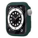 防震PC保護殼附鋼化玻璃膜，適用於Apple Watch Series 9 / 8 / 7 41mm，適用於Apple Watch Series 9 / 8 / 7 45mm，適用於Apple Watch Series 8 / 7 41mm