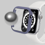 防震PC保護殼附鋼化玻璃膜，適用於Apple Watch Series 9 / 8 / 7 41mm，適用於Apple Watch Series 9 / 8 / 7 45mm，適用於Apple Watch Series 8 / 7 41mm
