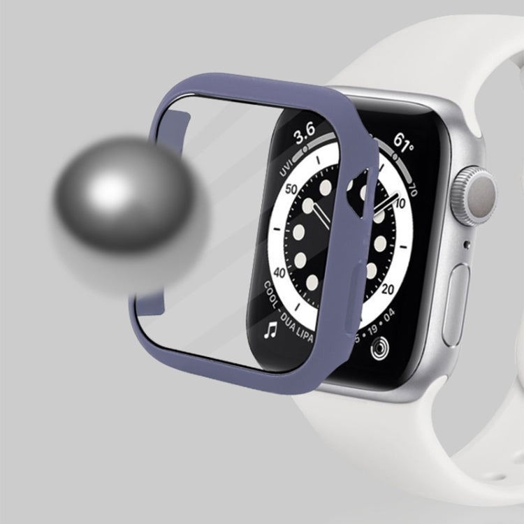 防震PC保護殼附鋼化玻璃膜，適用於Apple Watch Series 9 / 8 / 7 41mm，適用於Apple Watch Series 9 / 8 / 7 45mm，適用於Apple Watch Series 8 / 7 41mm