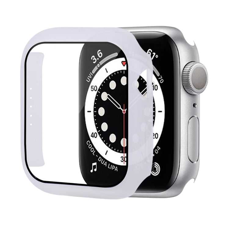 防震PC保護殼附鋼化玻璃膜，適用於Apple Watch Series 9 / 8 / 7 41mm，適用於Apple Watch Series 9 / 8 / 7 45mm，適用於Apple Watch Series 8 / 7 41mm