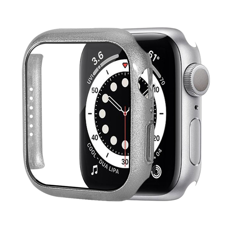 防震PC保護殼附鋼化玻璃膜，適用於Apple Watch Series 9 / 8 / 7 41mm，適用於Apple Watch Series 9 / 8 / 7 45mm，適用於Apple Watch Series 8 / 7 41mm