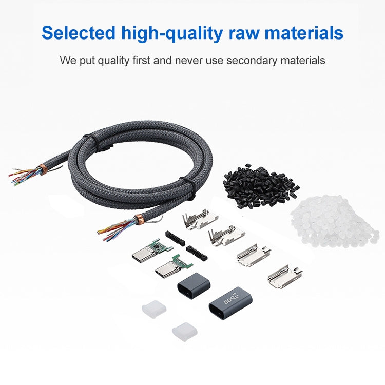 100W USB-C / Type-C 直角公對USB-C / Type-C 公全功能數據線，附E標，0.5米、1米、1.5米