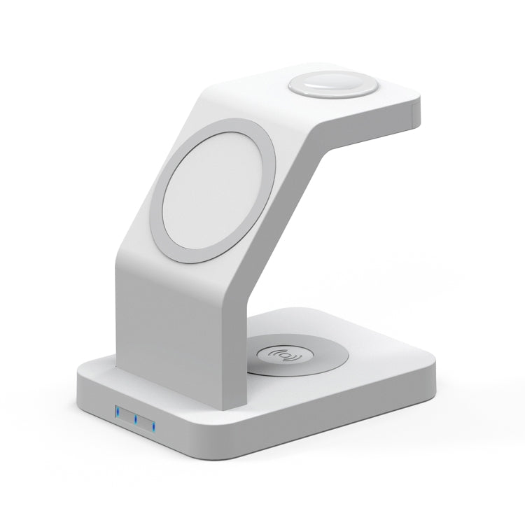 S6 三合一多功能磁吸無線充電支架，適用於 iPhone、iWatch 及 AirPods