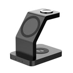 S6 三合一多功能磁吸無線充電支架，適用於 iPhone、iWatch 及 AirPods