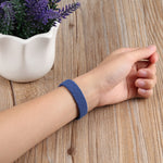 小腰圍單環尼龍編織替換錶帶，適用於 Apple Watch Series，XS 130mm，XS 135mm，7 41mm / 6&SE&5&4 40mm / 3&2&1 38mm
