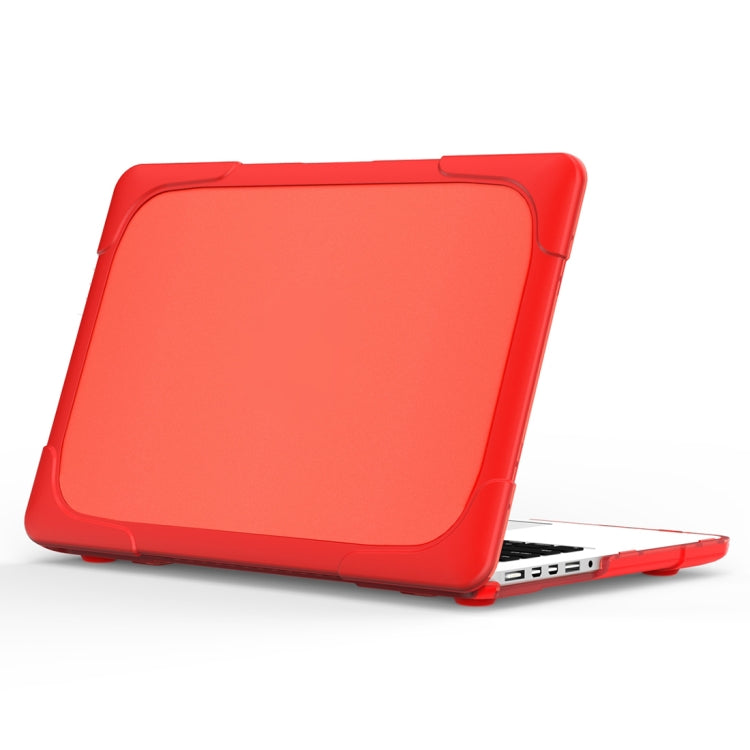 TPU + PC 雙色筆記型電腦保護殼，適用於 MacBook Air 13.3 吋 A1932（2018），適用於帶觸控欄 MacBook Pro 13.3 吋（A2159 / A1989）