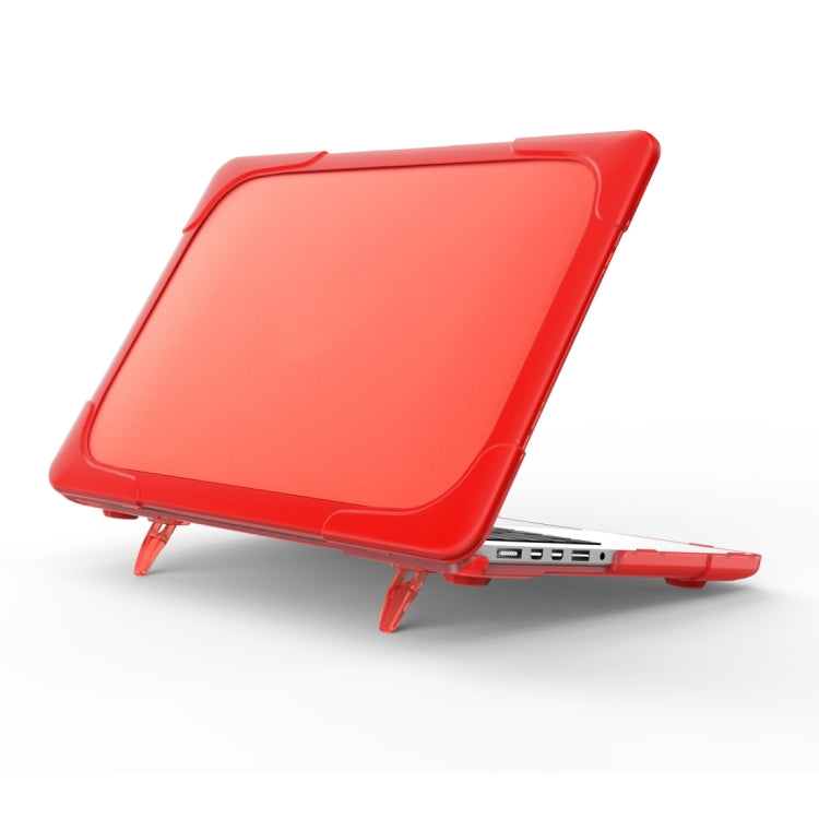 TPU + PC 雙色筆記型電腦保護殼，適用於 MacBook Air 13.3 吋 A1932（2018），適用於帶觸控欄 MacBook Pro 13.3 吋（A2159 / A1989）