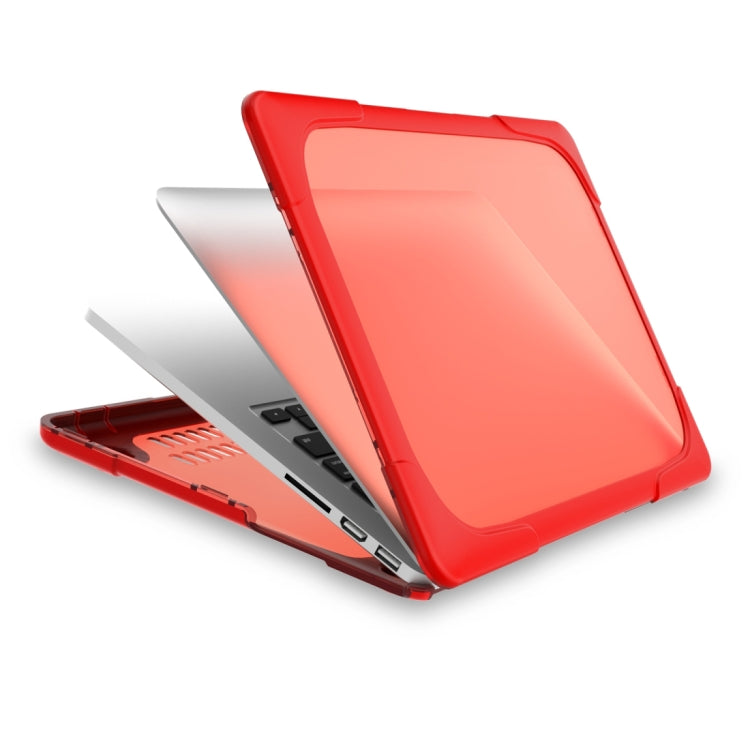 TPU + PC 雙色筆記型電腦保護殼，適用於 MacBook Air 13.3 吋 A1932（2018），適用於帶觸控欄 MacBook Pro 13.3 吋（A2159 / A1989）